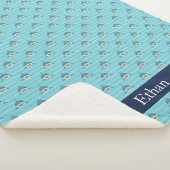 Shark Bait | Gepersonaliseerd Sherpa Deken (3/4)
