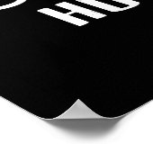 Shark Bait Hoo Ha Funny Shark Lover Gifts Poster (Hoek)