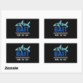 Shark Bait Hoo Ha Funny Shark Lover Gifts Rechthoekige Sticker (Vel)