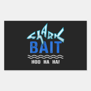 Shark Bait Hoo Ha Funny Shark Lover Gifts Rechthoekige Sticker