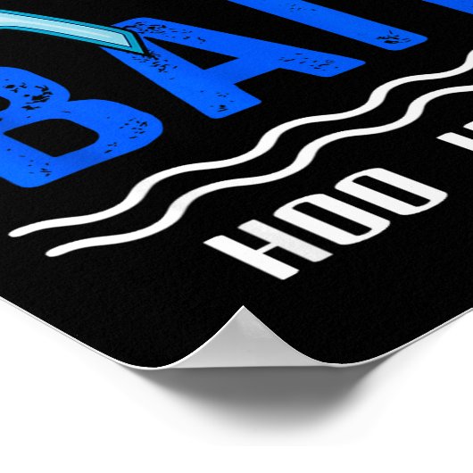 Shark Bait Hoo Ha Ha Funny Funny Shark Of Week  Poster (Hoek)