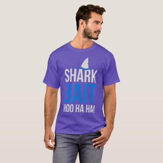 Shark Bait Hoo Ha Ha Pop Culture Shark Lover T-shirt (Voorkant volledig)