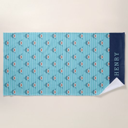 Shark Bait Persoonlijk Strandlaken (Voorkant)