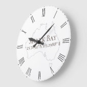Shark Bay Latitude & Lengtegraad Grote Klok (Hoek)