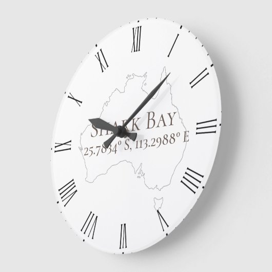 Shark Bay Latitude & Lengtegraad Grote Klok (Hoek)