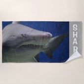 Shark Beach Towel Strandlaken (Voorkant)
