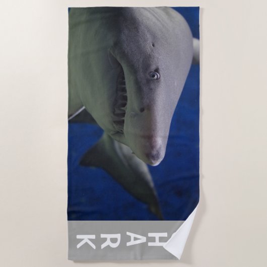 Shark Beach Towel Strandlaken (Voorkant)