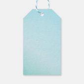 Shark bedankt labels Pool Party Bait Birthday Boy Cadeaulabel (Achterkant)