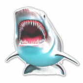 Shark Big Jaws Sticker (Voorkant)