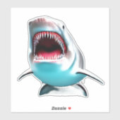 Shark Big Jaws Sticker (Vel)