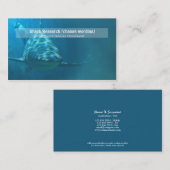 Shark biology marien onderzoek visitekaartje (Voorkant / Achterkant)