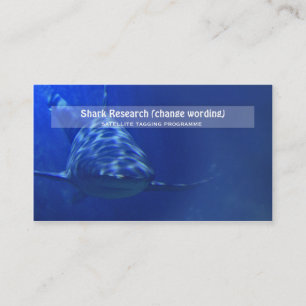 Shark biology marien onderzoek visitekaartje