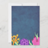 Shark Birthday Invitation Kaart (Achterkant)