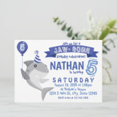 Shark Birthday Kaart (Staand voorkant)