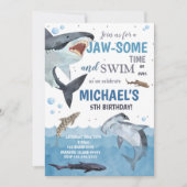 Shark Birthday Kaart (Voorkant)