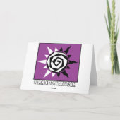 Shark Birthday-kaart Kaart (Achterkant)