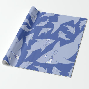 Shark Birthday Party Cadeaupapier