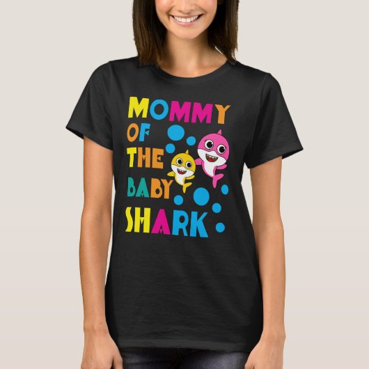 Shark Birthday Quote Funny B-day Mam T-Shirt (Voorkant)