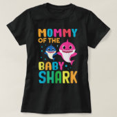 Shark Birthday Quote Funny B-day Mom  T-shirt (Design voorkant)