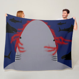 Shark Bite Fleece Deken