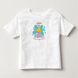 Shark Bite Fourth Birthday T-Shirt