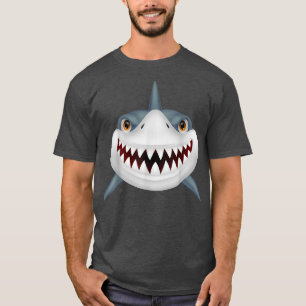 Shark Bite Gear Teeth Smile Funny T-shirt