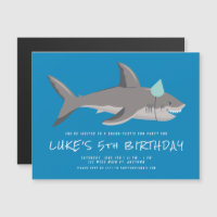 Shark Blue Cool Kids Verjaardagsfeestje