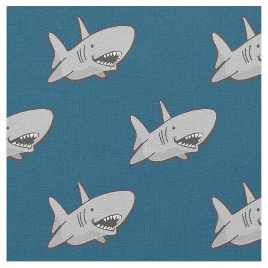 Shark Blue Fabric Stof (Close Up)