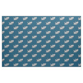 Shark Blue Fabric Stof (Fat Quarter)