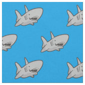 Shark Blue Fabric Stof (Close Up)