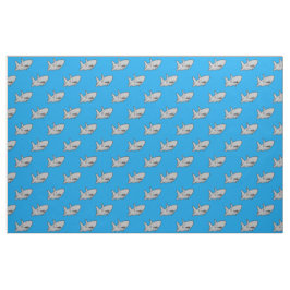 Shark Blue Fabric Stof