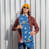 Shark Blue White Persoonlijk Skateboard
