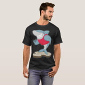 Shark Bodybuilding Dumbbell T-shirt (Voorkant volledig)