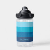 Shark Botella de agua Nombre personalizado Waterfles (Achterkant)