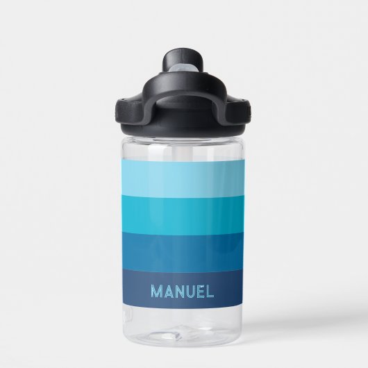 Shark Botella de agua Nombre personalizado Waterfles (Achterkant)