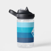 Shark Botella de agua Nombre personalizado Waterfles (Rechts)