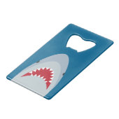 Shark Bottle Open Creditkaart Flessenopener (Voorkant Gekanteld)