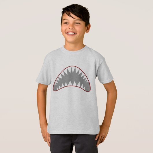 Shark Boy Shark Jaw T-shirt (Voorkant volledig)