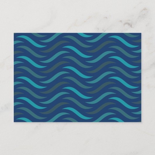 Shark bruiloft details behuizing Kaart (Achterkant)