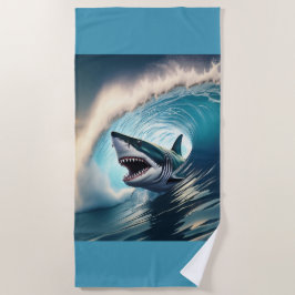 Shark Bump en Beet Strandlaken