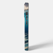 Shark Bump en Bite Case-Mate iPhone Case (Achterkant / Links)