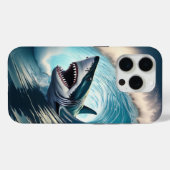 Shark Bump en Bite Case-Mate iPhone Case (Achterkant (horizontaal))
