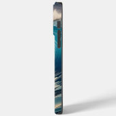 Shark Bump en Bite Case-Mate iPhone Case (Achterkant / Links)