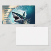 Shark Bump en Bite Visitekaartje (Voorkant / Achterkant)