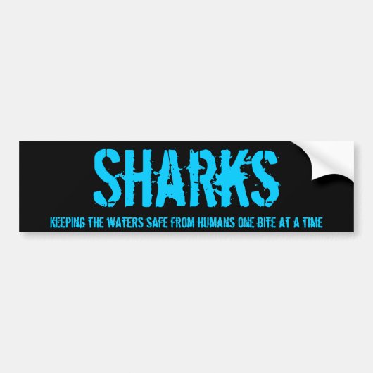 Shark Bumper v1 Bumpersticker (Voorkant)
