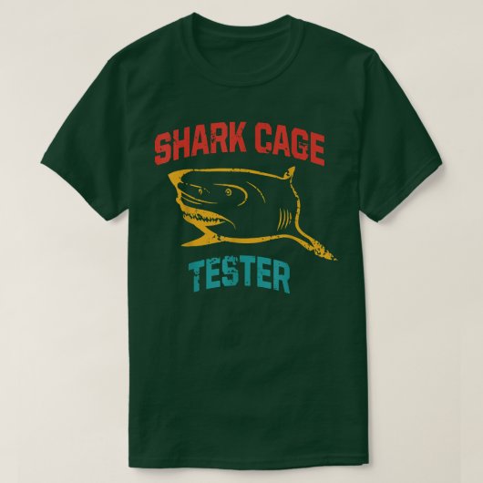 Shark Cage Tester Apparel T-shirt (Design voorkant)