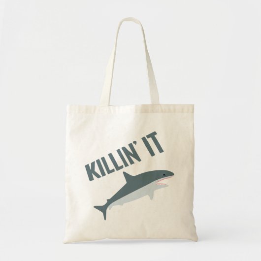 Shark Canvas tas (Voorkant)