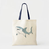 Shark canvas tas (Voorkant)