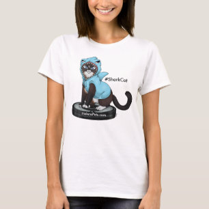 Shark Cat t-shirt Happy Shark Week van #SharkCat