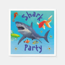 Shark Children Party Papieren servet